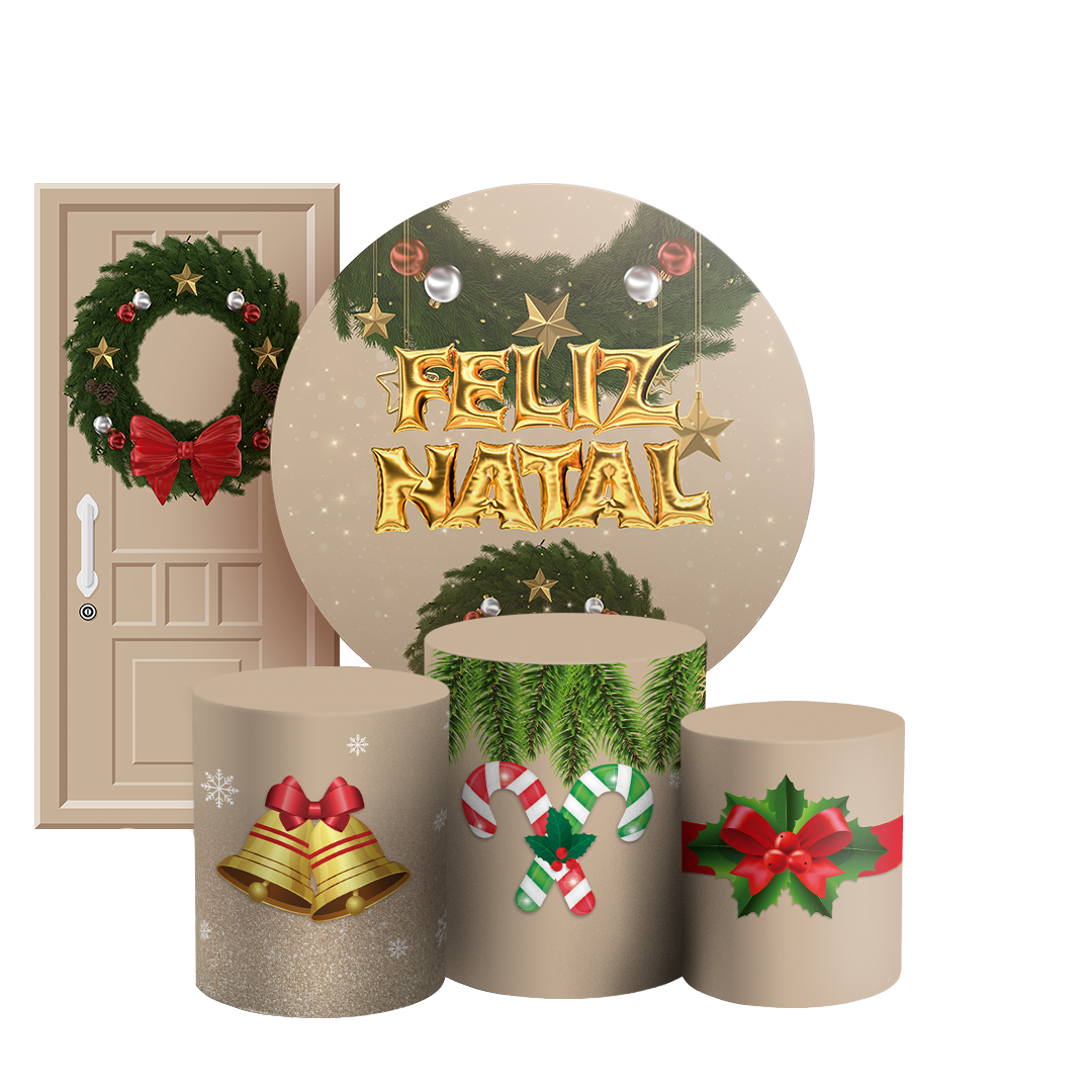 Arte Digital Painel de Festa - Natal 805842