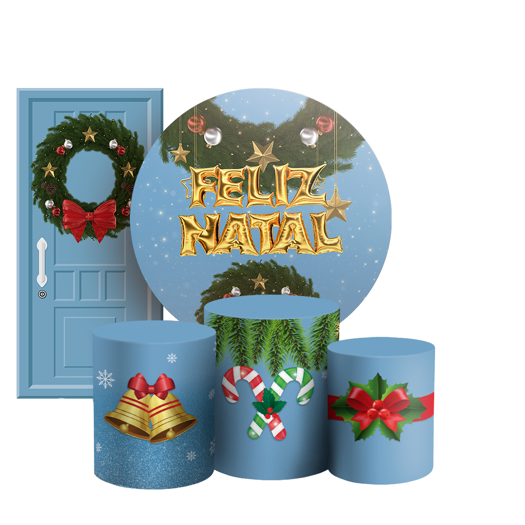 Arte Digital Painel de Festa - Natal 805843