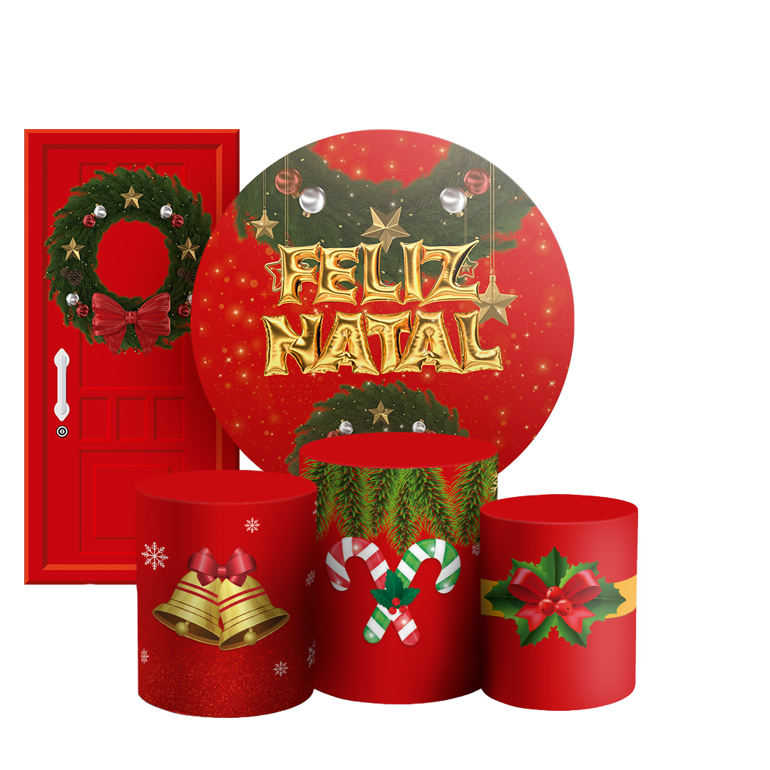 Arte Digital Painel de Festa - Natal 805844