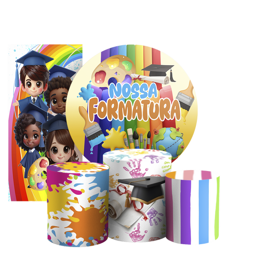 Arte Digital Painel de Festa - Formatura Abc 805852
