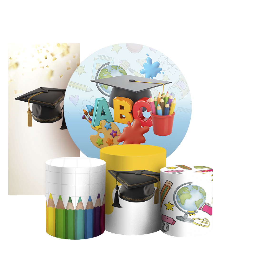 Arte Digital Painel de Festa - Formatura Abc 805853