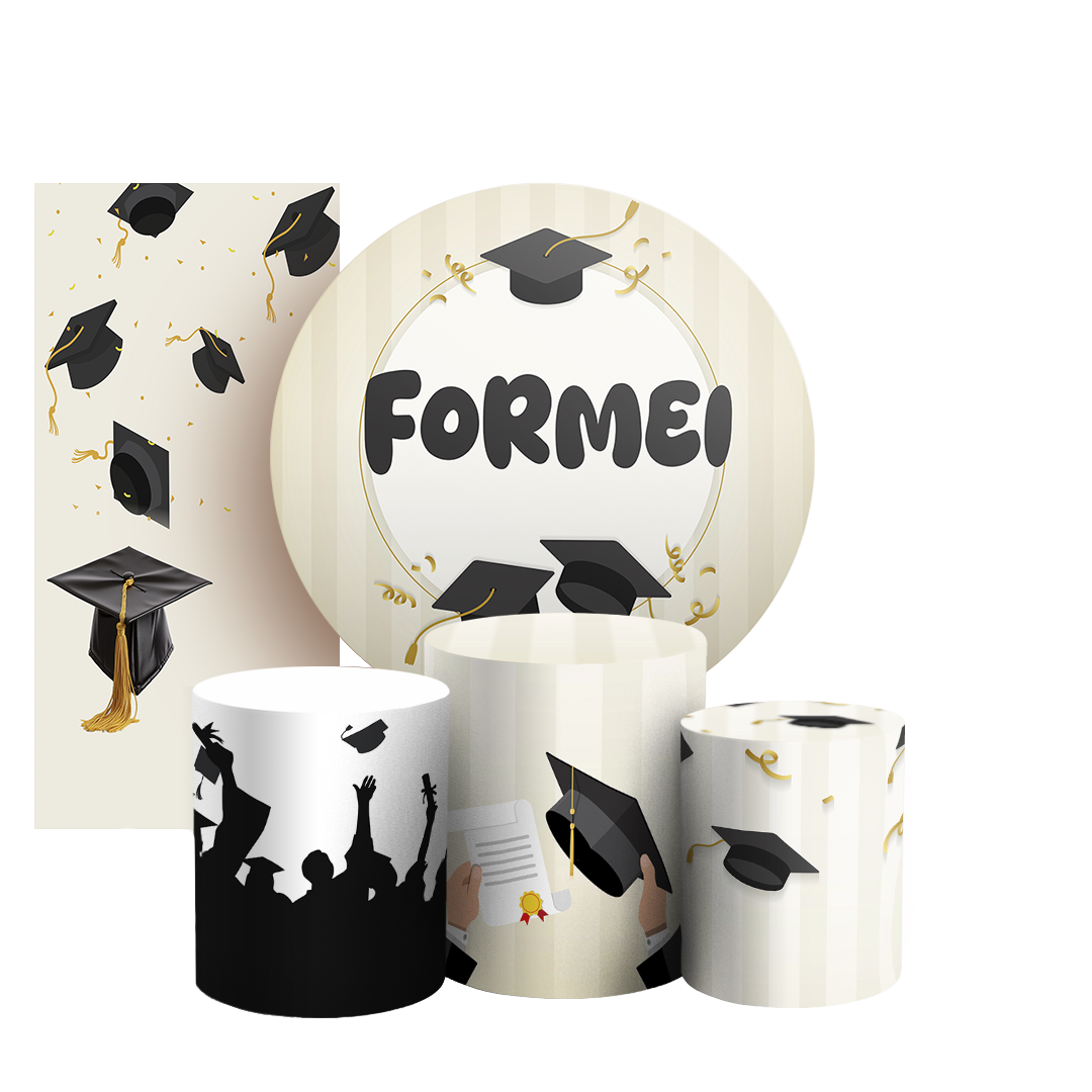 Arte Digital Painel de Festa - Formatura Abc 805855