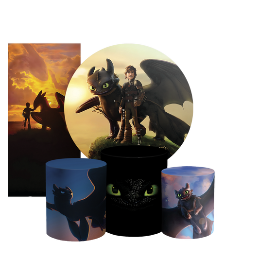 Arte Digital Painel de Festa - Como Treinar Seu Dragão 805867