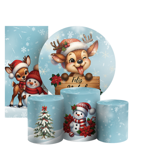 Arte Digital Painel de Festa - Natal 805871