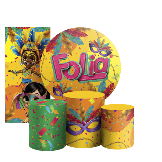 Arte Digital Painel de Festa - Carnaval 805943