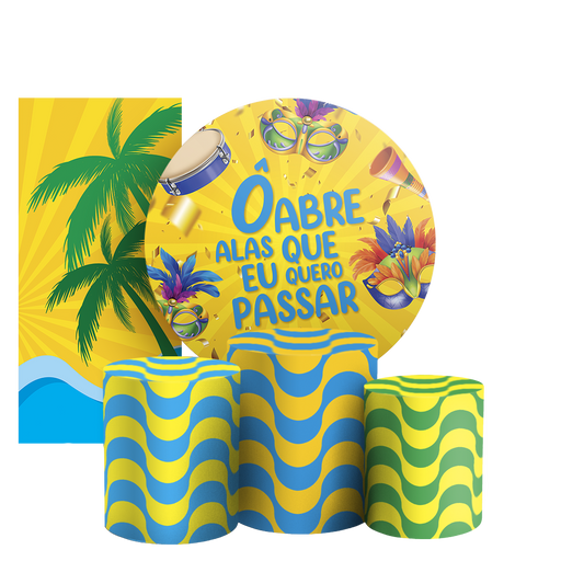 Arte Digital Painel de Festa - Carnaval 805944