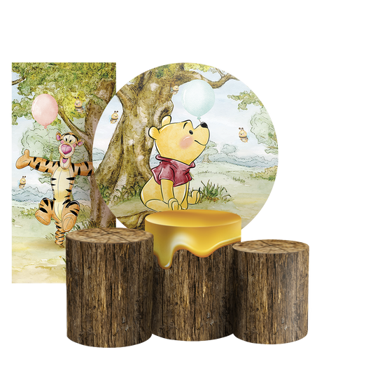 Arte Digital Painel de Festa - Ursinho Pooh 805947