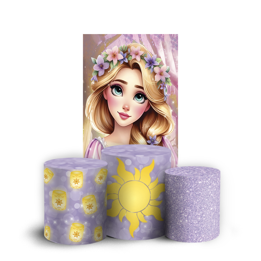 Arte Digital Painel de Festa - Enrolados 805949