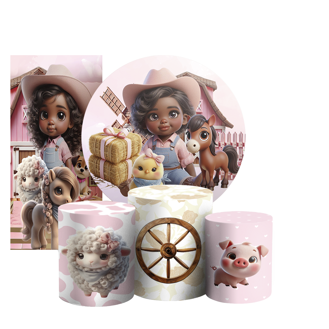 Arte Digital Painel de Festa - Fazendinha 805958