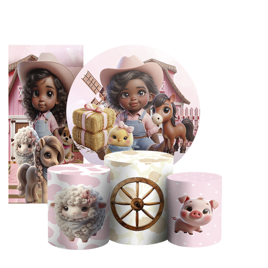 Arte Digital Painel de Festa - Fazendinha 805958