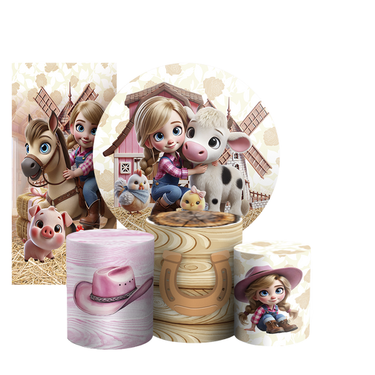 Arte Digital Painel de Festa - Fazendinha 805959