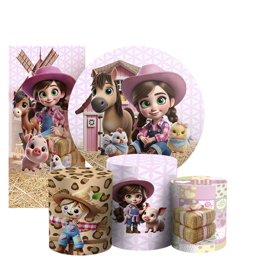 Arte Digital Painel de Festa - Fazendinha 805960