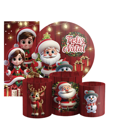 Arte Digital Painel de Festa - Natal 805977