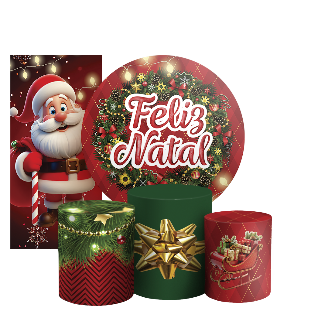 Arte Digital Painel de Festa - Natal 805980