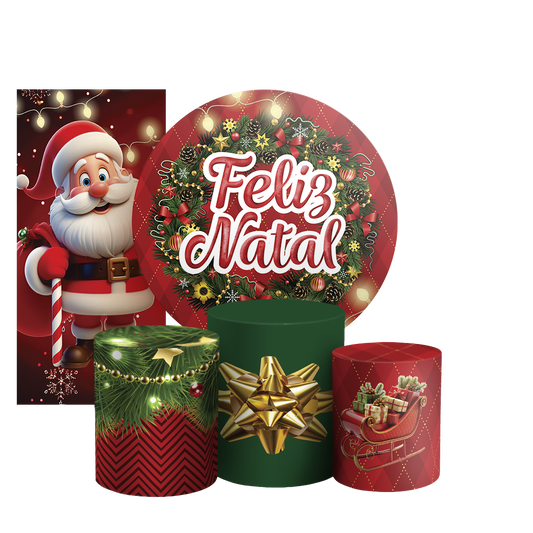 Arte Digital Painel de Festa - Natal 805980