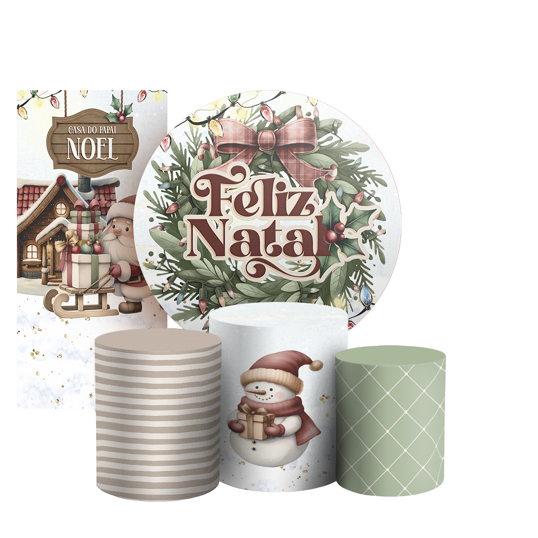 Arte Digital Painel de Festa - Natal 805981