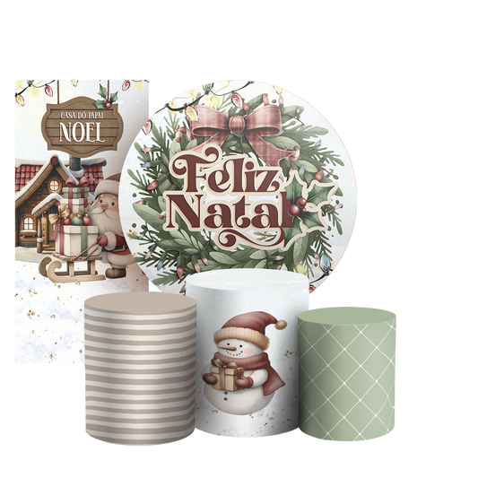 Arte Digital Painel de Festa - Natal 805981