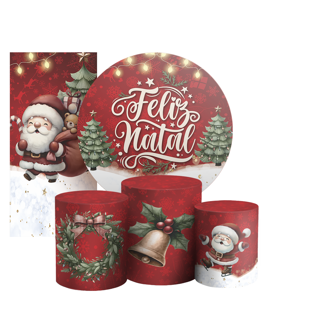 Arte Digital Painel de Festa - Natal 805983