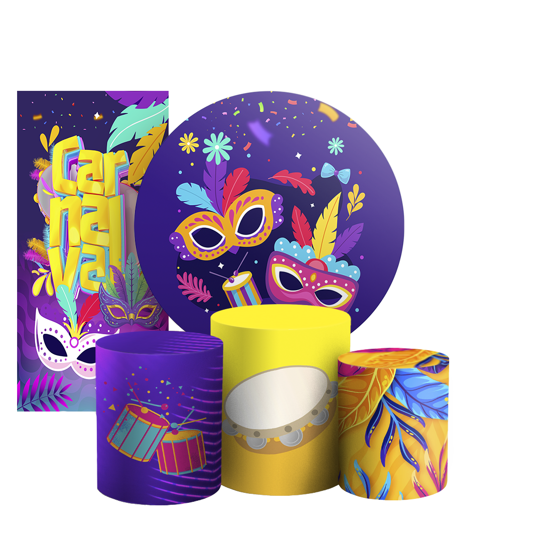 Arte Digital Painel de Festa - Carnaval 806064