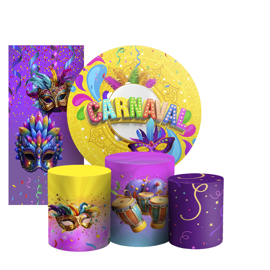 Arte Digital Painel de Festa - Carnaval 806066