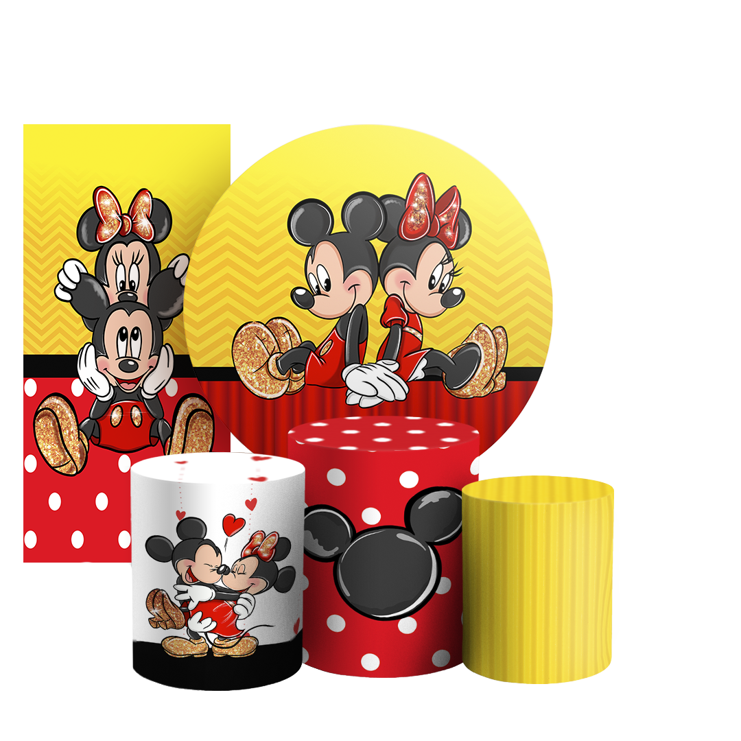 Arte Digital Painel de Festa - Mickey E Minnie 806068