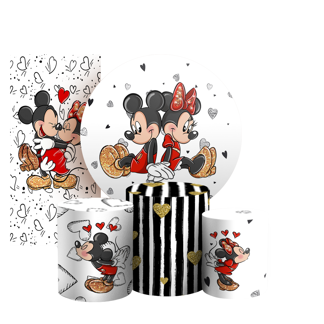 Arte Digital Painel de Festa - Mickey E Minnie 806070
