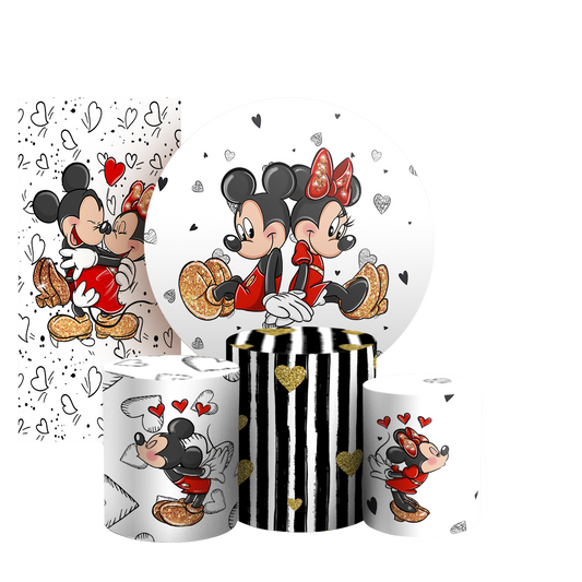Arte Digital Painel de Festa - Mickey E Minnie 806070