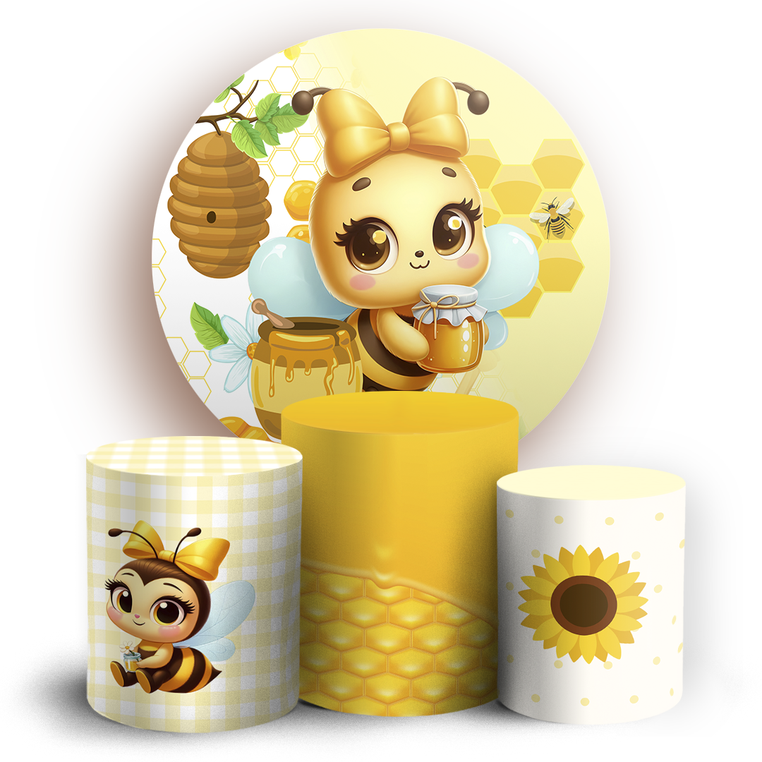 Arte Digital Painel de Festa - Abelha 806092