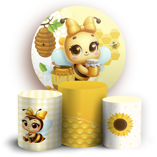 Arte Digital Painel de Festa - Abelha 806092